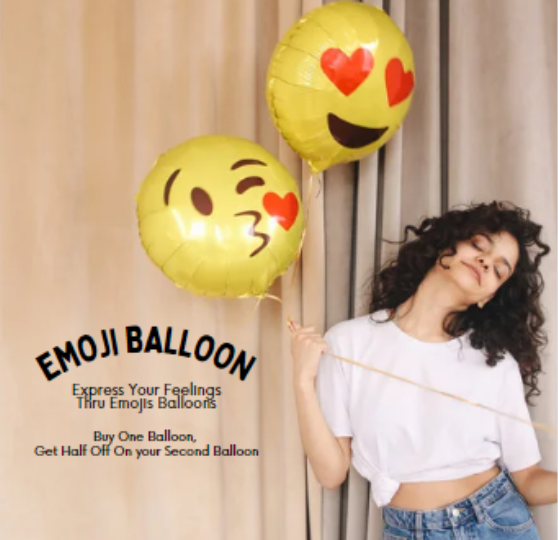 emoji-shaped balloons