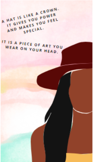 image with a couple of hat sayings 
