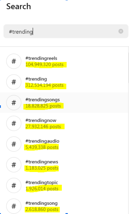 Image depicting how to find trending hashtags online