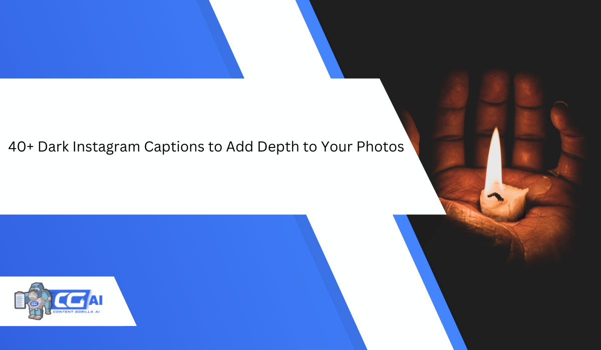 40+ Dark Instagram Captions to Add Depth to Your Photos