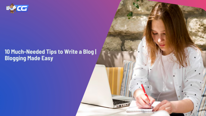 A uirl is noting blogging tips