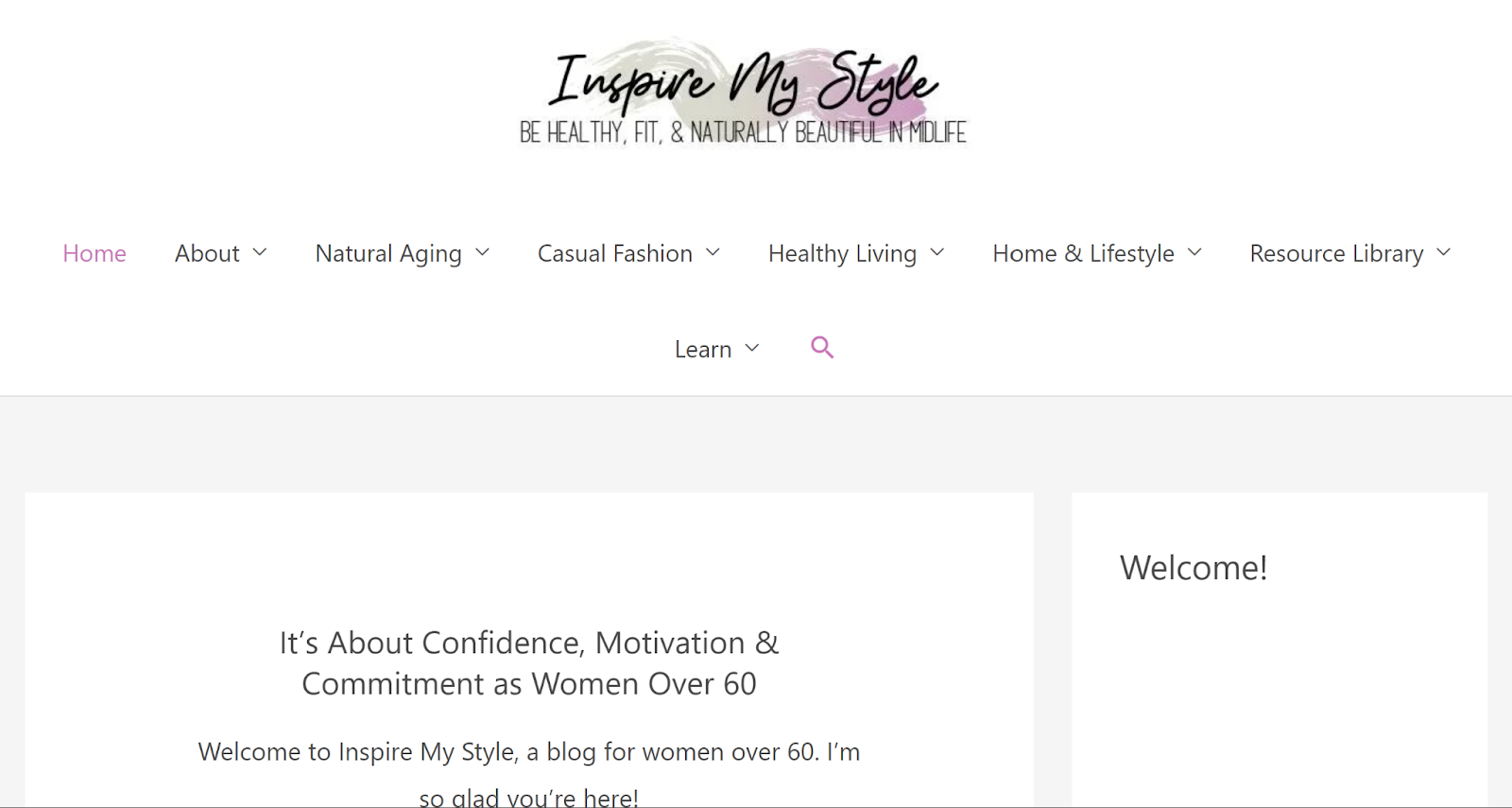 Inspire My Style: A blog that motivates mature women to lead a beautiful life.