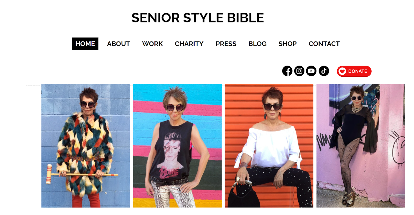 Senior Style Bible: A blog that emphasizes on fashion for older women.