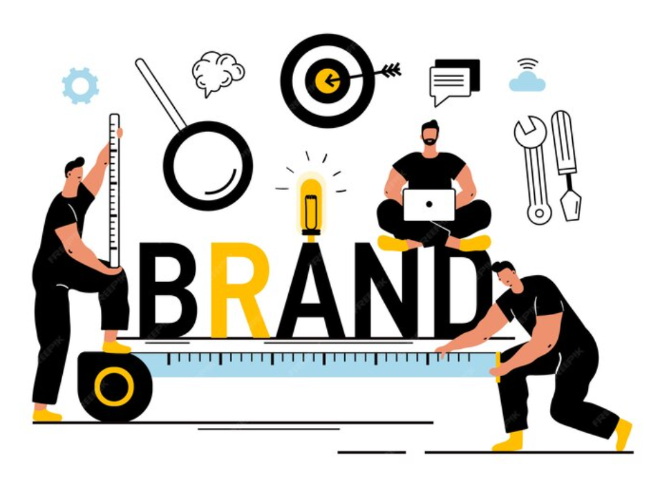 The concept of branding illustrated through a graphic