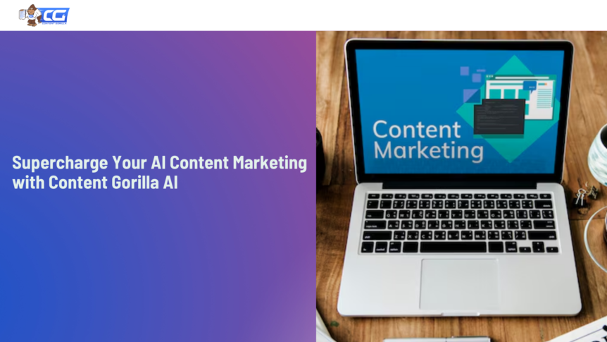 AI content marketing illustration