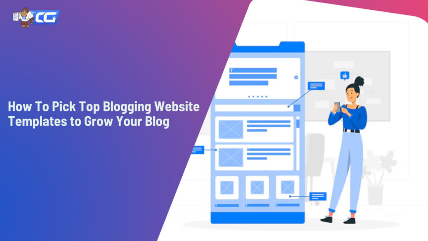 Blogging website template