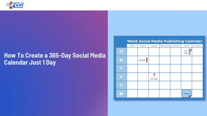 Social media calendar