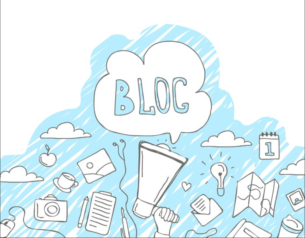 Illustration of blog ideas