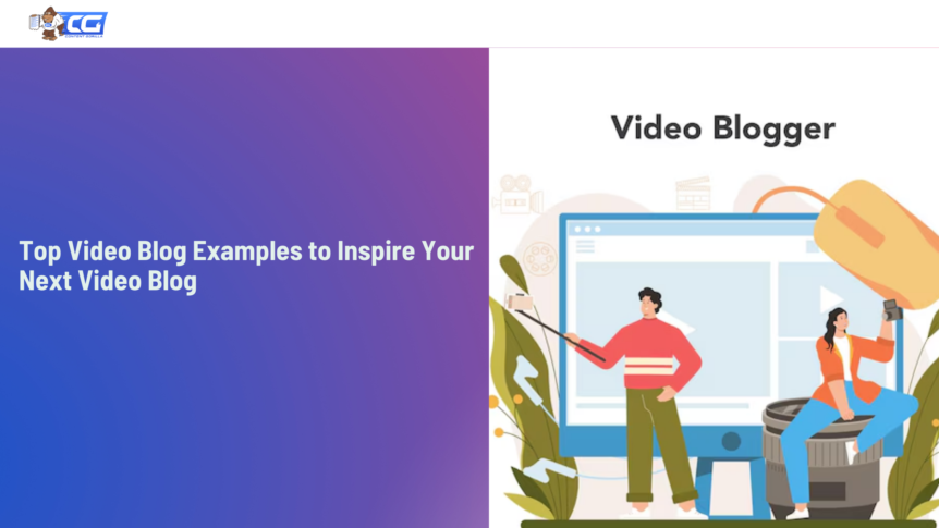 Video blogging illustration