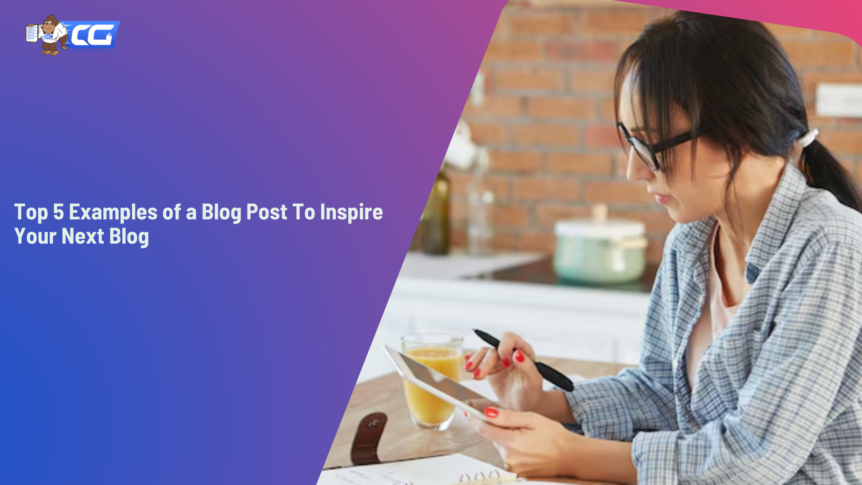 A top blogger is finding new content ideas