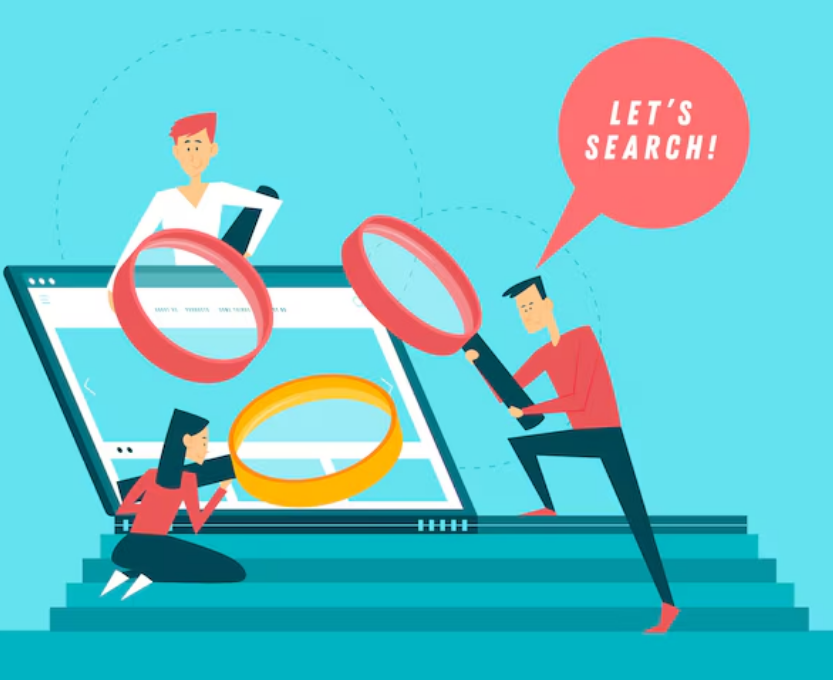 Illustration for searching Google keyword rankings