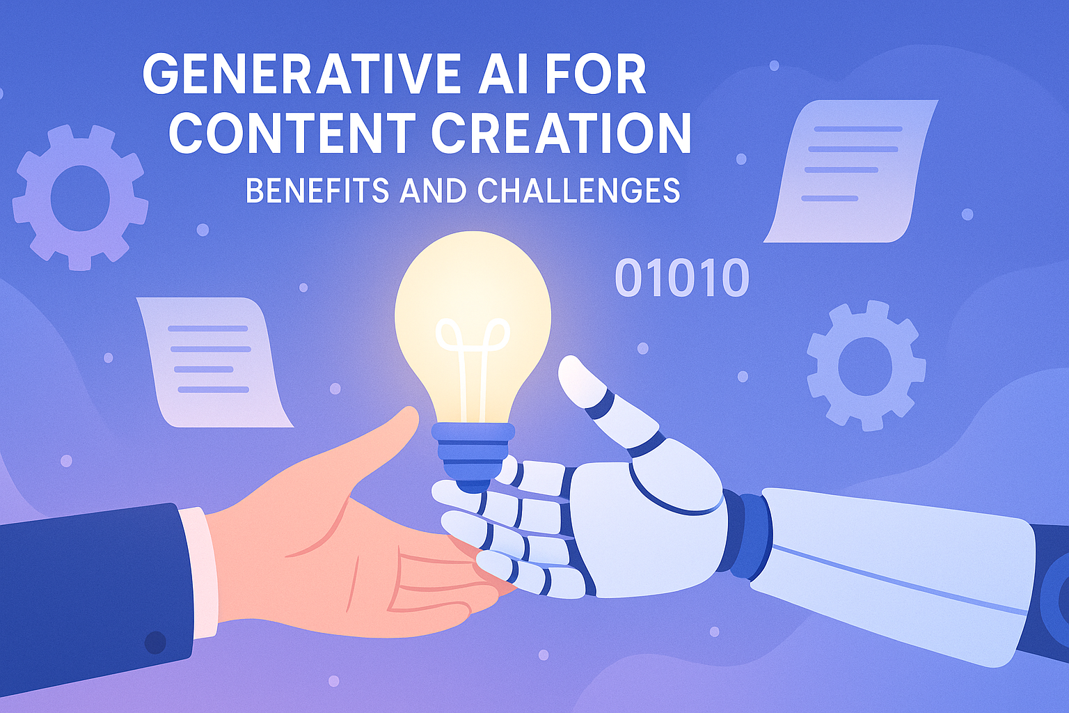 Featured image for “Generative AI for Content Creation: Benefits and Challenges”