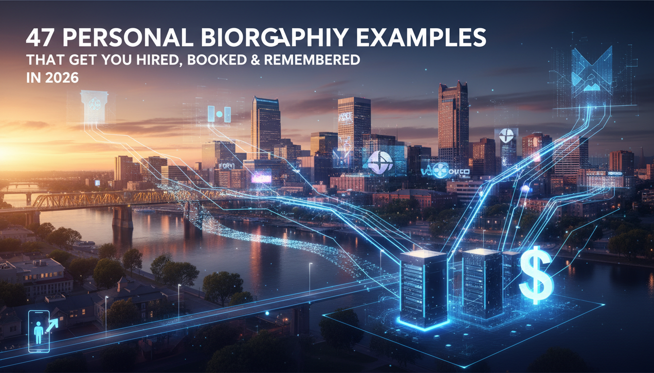 Featured image for “47 Personal Biography Examples That Get You Hired, Booked & Remembered in 2026”