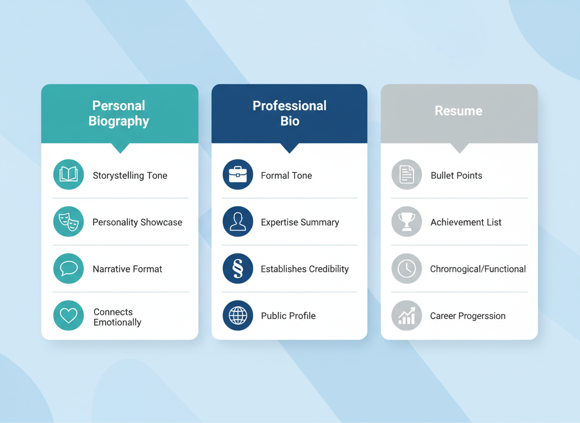 What Is a Personal Biography? (And Why It's Different From Your Resume)