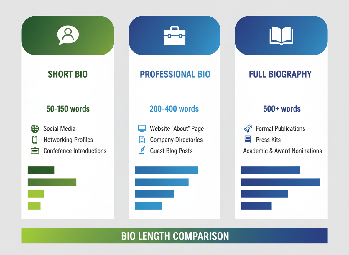 What Makes a Short Bio Different (And Why Length Matters)