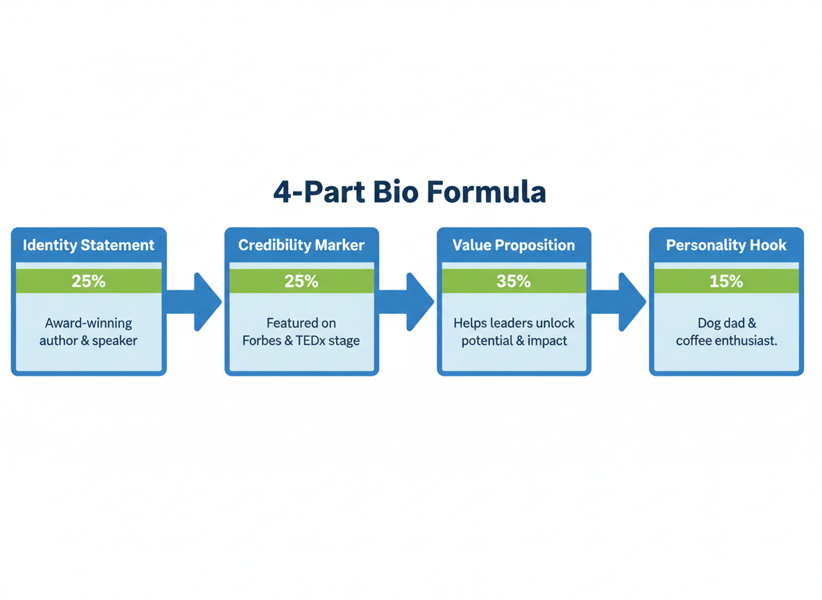 The 4-Part Formula for Writing Any Short Bio in Under 5 Minutes