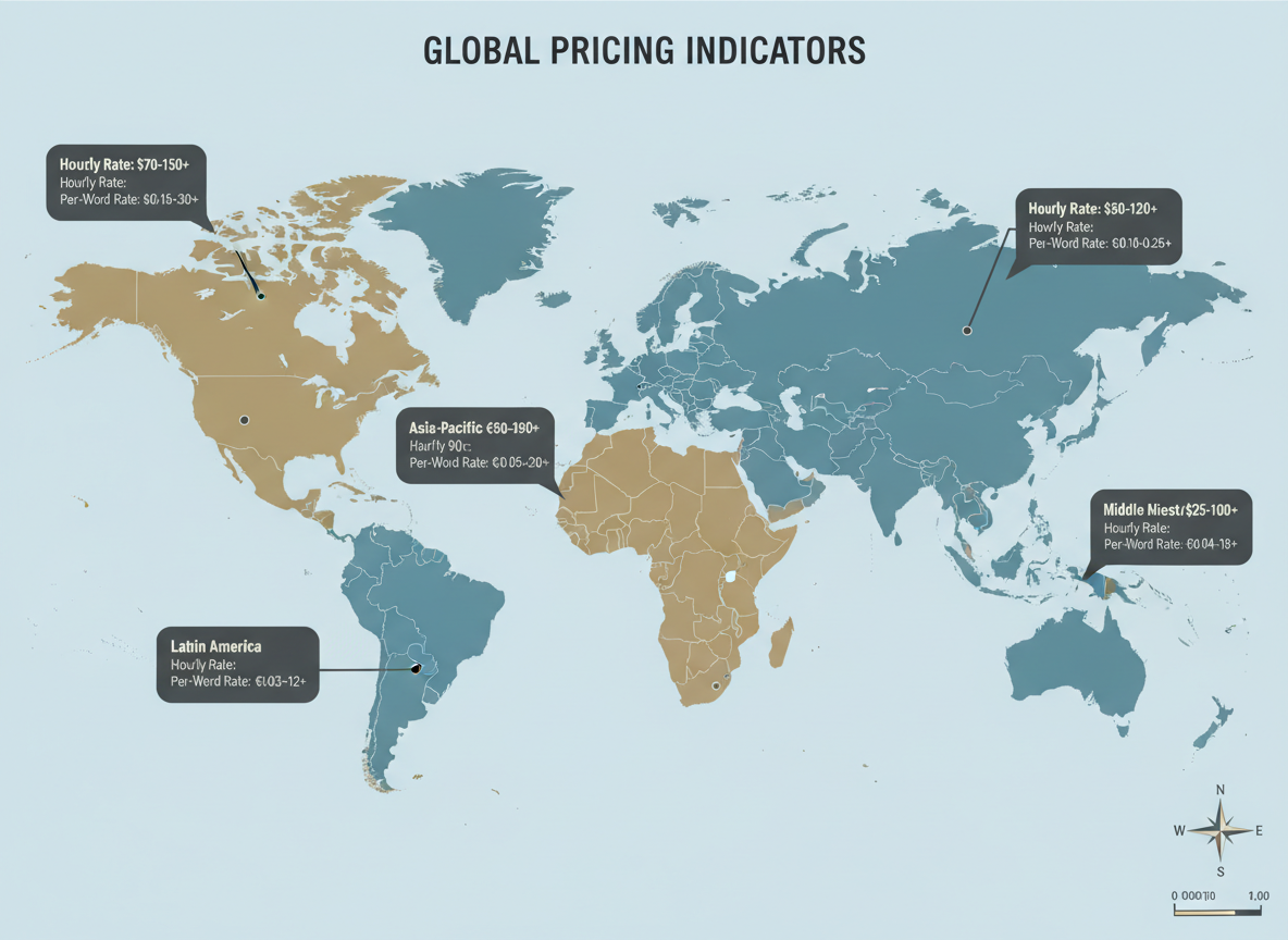 Regional Content Writer Fee Differences: North America, Europe, Asia, and Remote Markets
