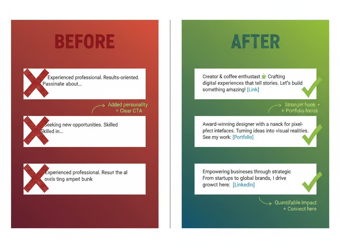 Before & After: 7 Personal Biography Transformations That Landed Dream Opportunities