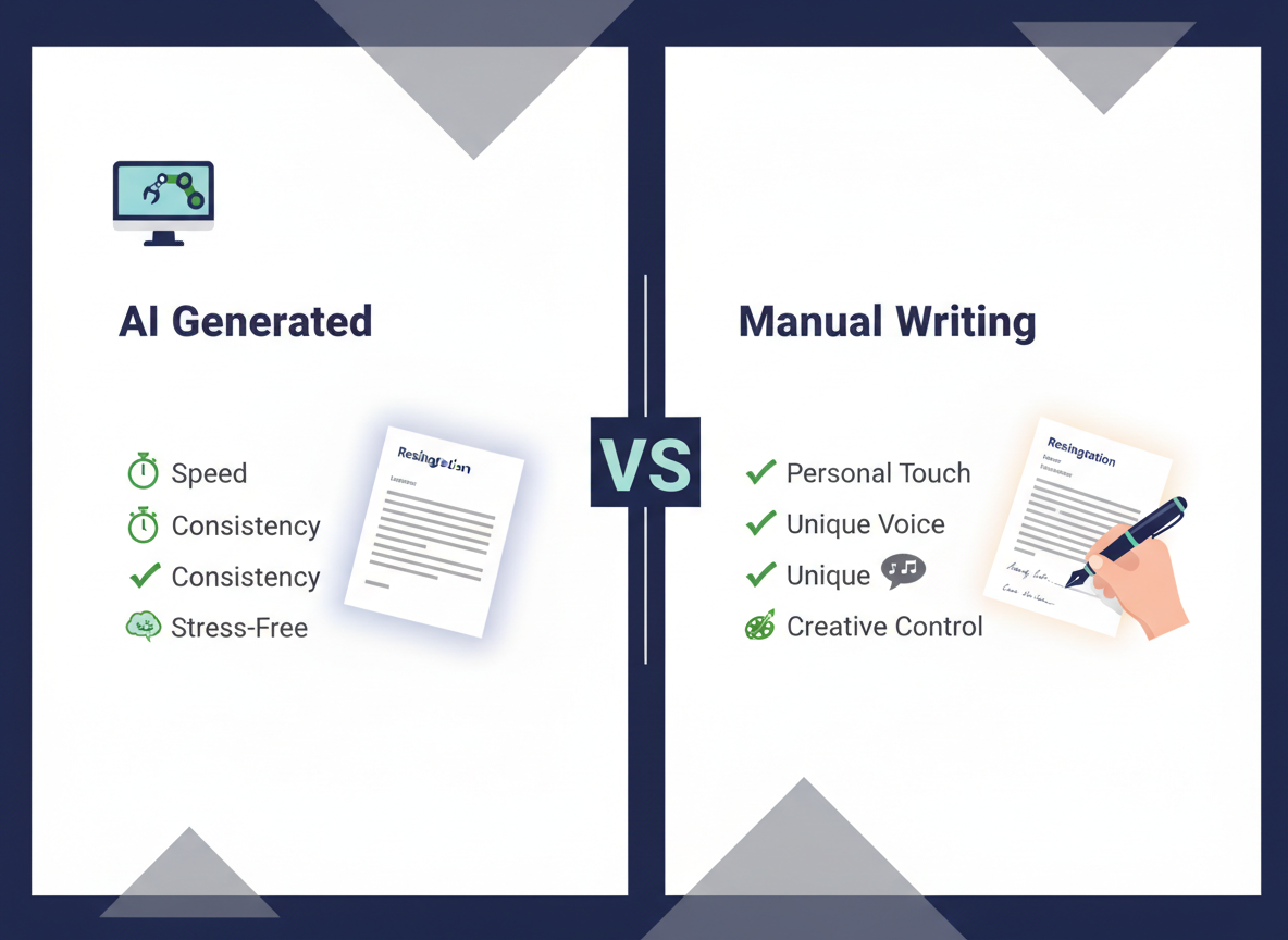 AI vs. Manual Resignation Letters: Which Approach Is Right for You?