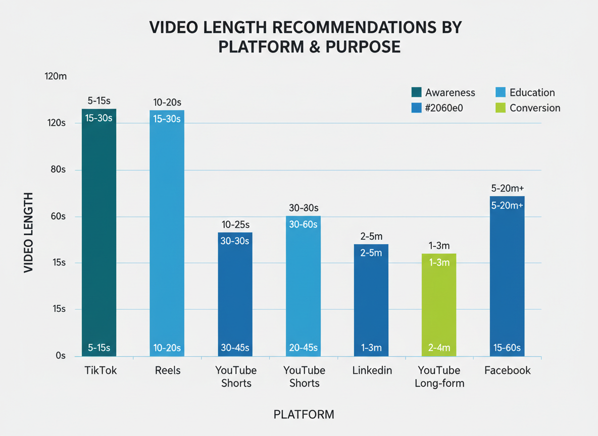 Video Script Length Guidelines by Platform & Purpose (2026 Data)