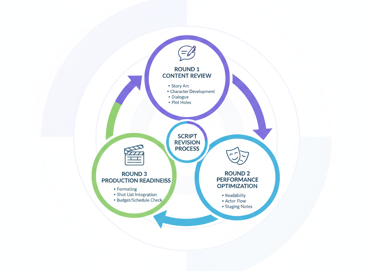 Video Script Review & Revision Process: The 3-Round Method