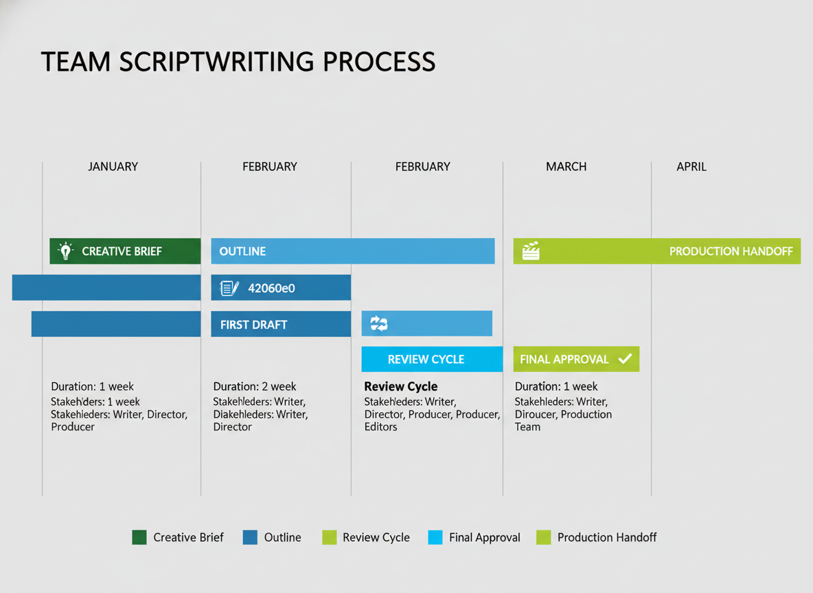 Scriptwriting Workflow for Marketing Teams: Collaboration Framework