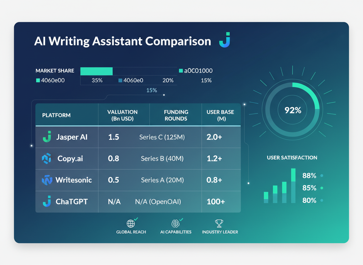 How Jasper's Valuation Compares to Competitors in the AI Writing Space