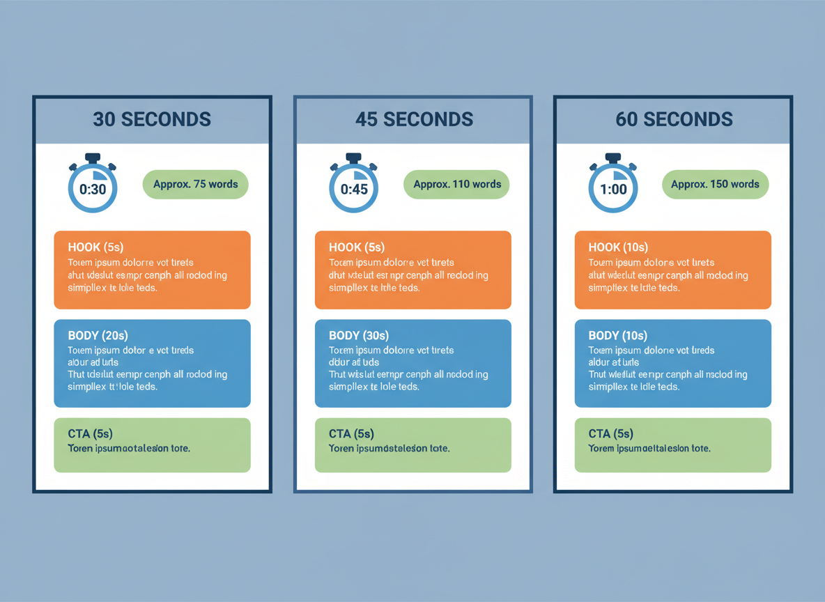 Example 1-3: Short-Form Scripts (30-60 Seconds for Instagram, TikTok & YouTube Shorts)