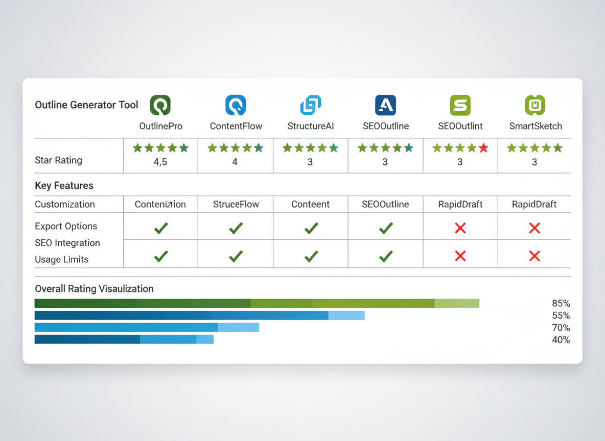7 Best Free Outline Generators Compared (With Real Examples)