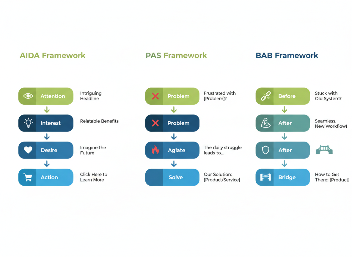Proven Copywriting Frameworks Built Into Modern Software
