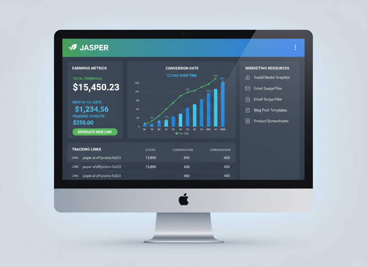 Jasper Affiliate Dashboard & Marketing Resources