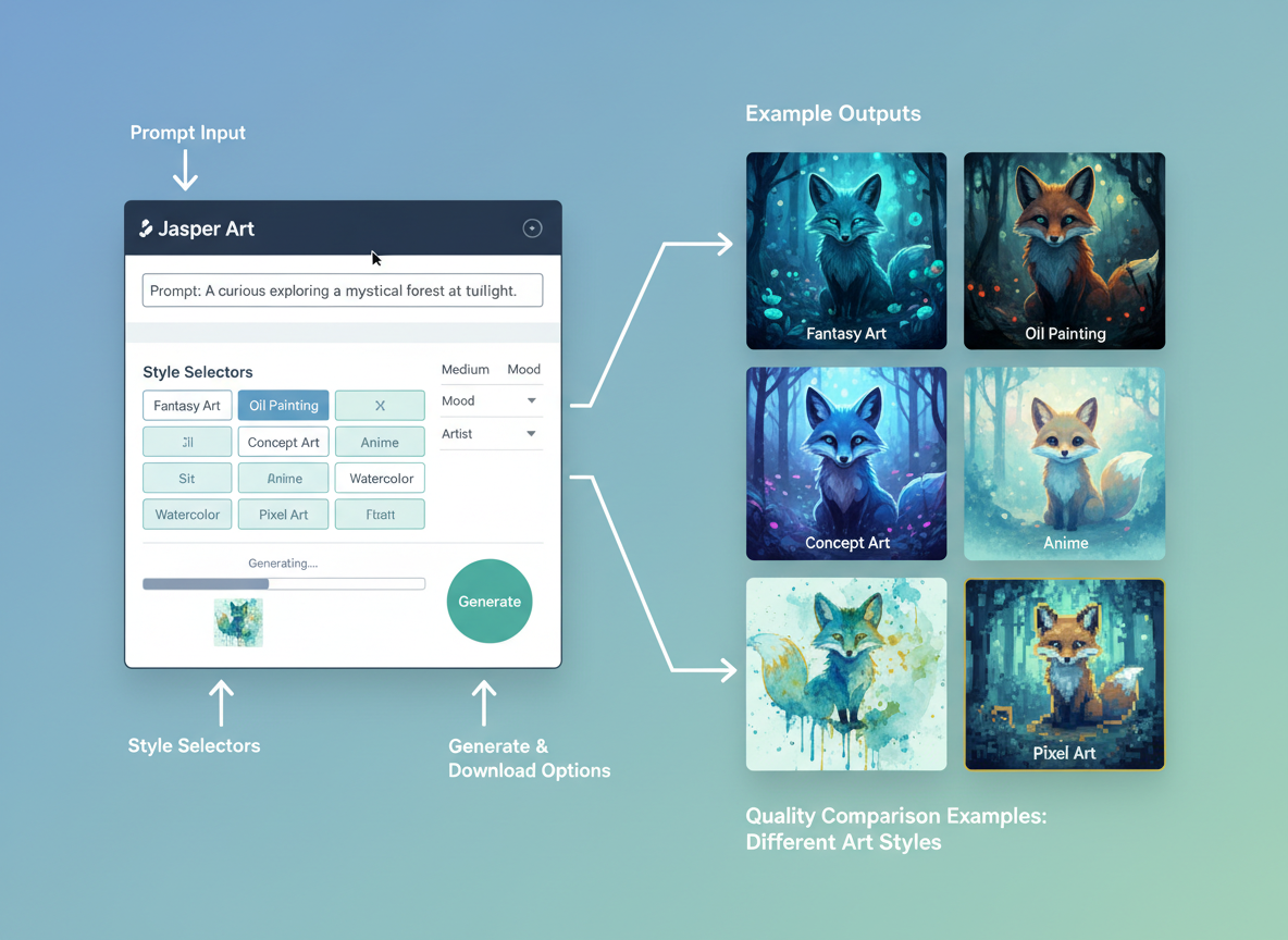 Beyond Jasper: AI Image Generation and Multimodal Content Features