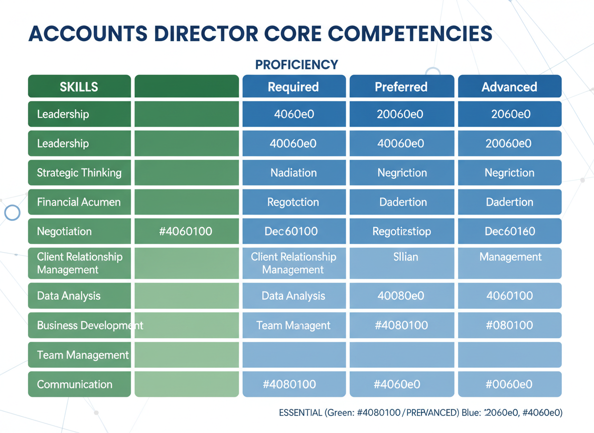 Essential Skills & Competencies: What You Need to Excel as an Accounts Director