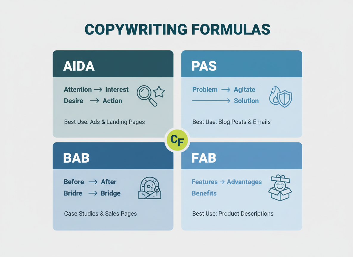 Essential Copywriting Formulas Every Creative Copywriter Should Know