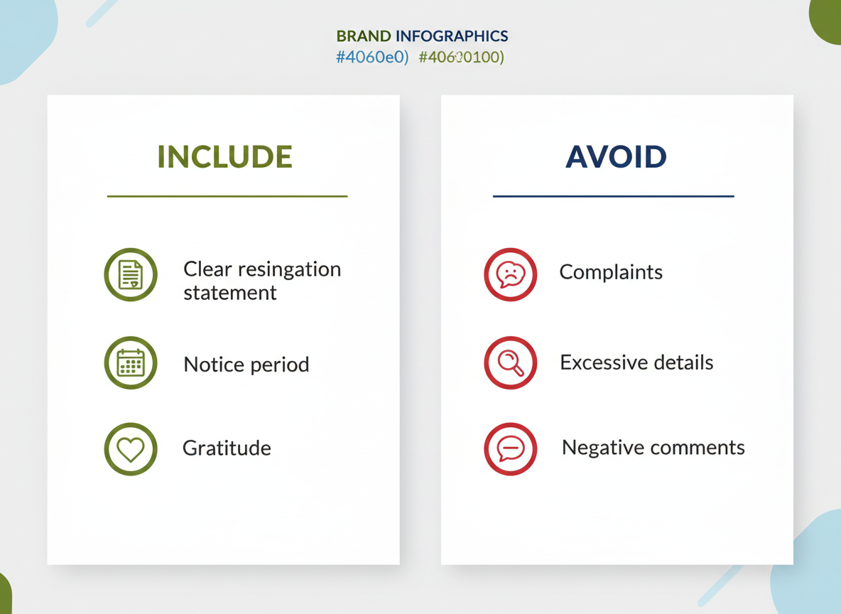 What to Include (and Avoid) in Your AI-Generated Resignation Letter