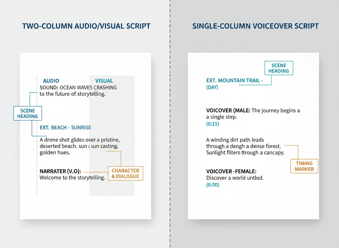Script Formatting Standards & Industry Conventions