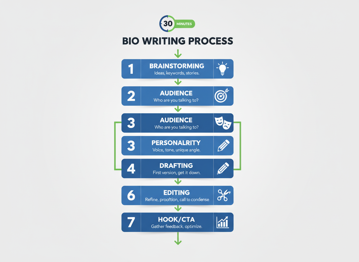 The Bio Writing Process: 7 Steps to Craft Your Fun Bio in 30 Minutes
