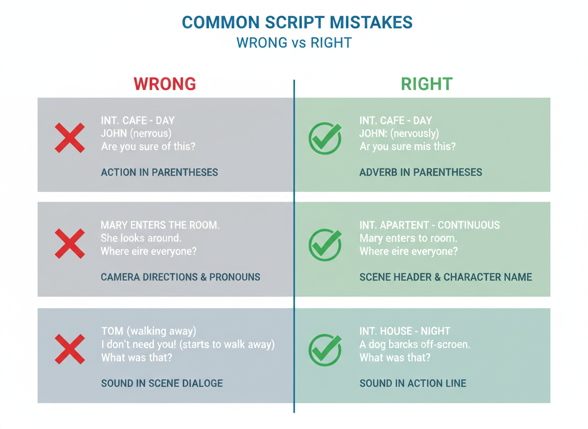 Common Video Script Mistakes (And How to Fix Them)
