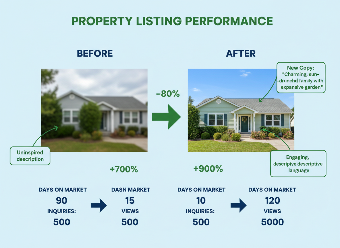 Case Study: How Strategic Copywriting Cut Days on Market by 47%