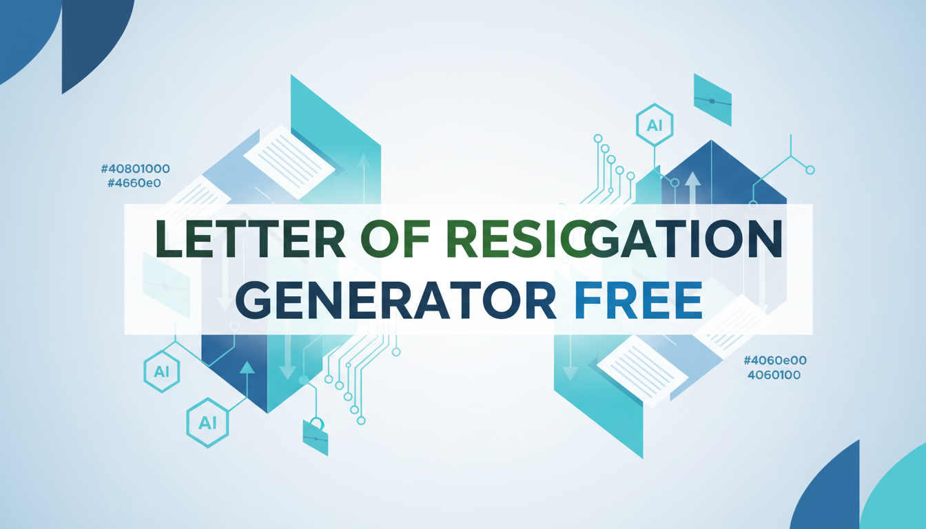Featured image for “Letter of Resignation Generator Free: 7 Best Tools + Templates & How to Use Them (2026)”
