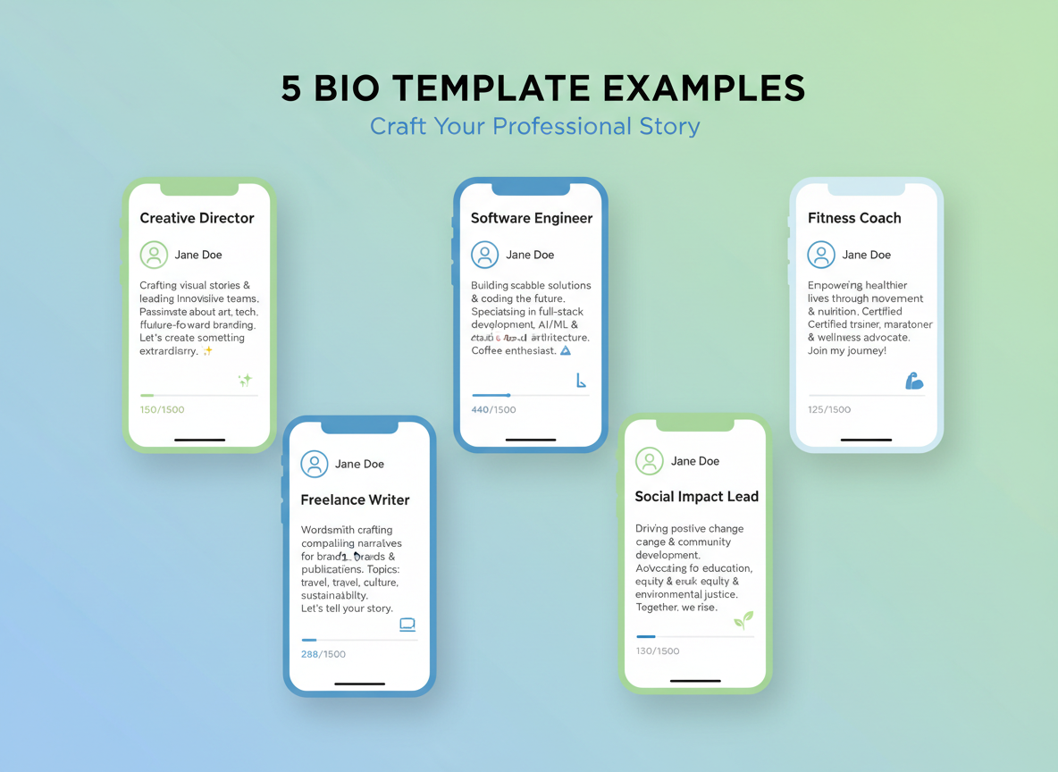 Copy-Paste Bio Templates by Profession