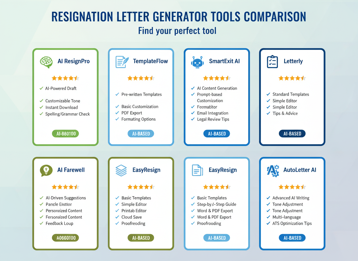 Top 7 Free Letter of Resignation Generators in 2026
