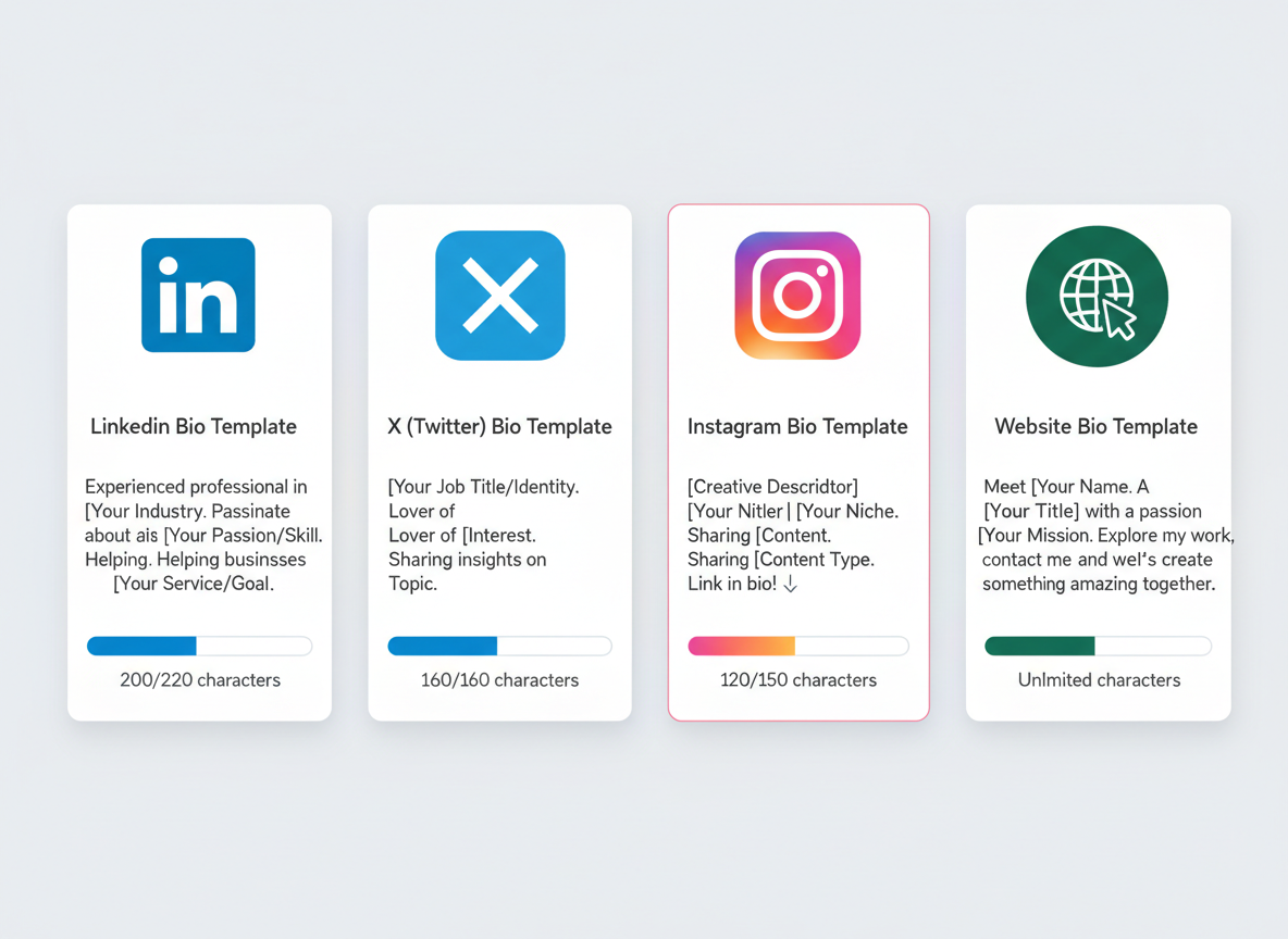 Platform-Specific Bio Templates You Can Use Today
