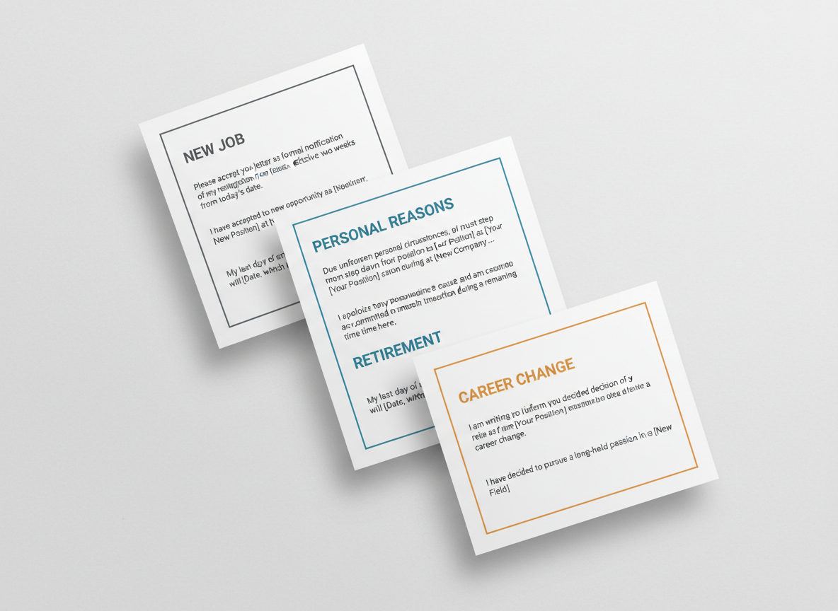 Real Examples: AI-Generated Resignation Letters for Different Scenarios