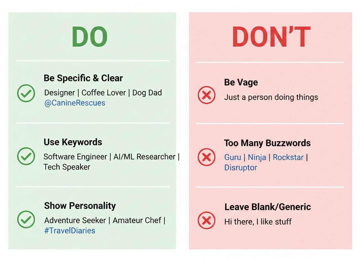 The Dos and Don'ts of Short Fun Bios (What Actually Gets You Noticed vs. Ignored)