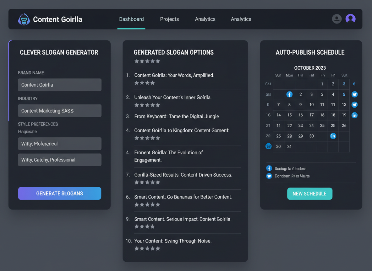 How Content Gorilla Automates Clever Slogan Integration Across Your Marketing